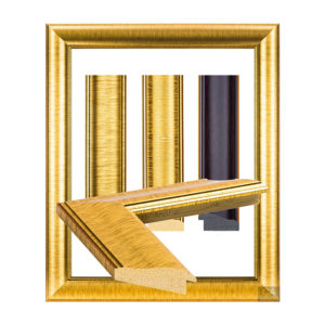Gold frame with curved edges 1000_M--1