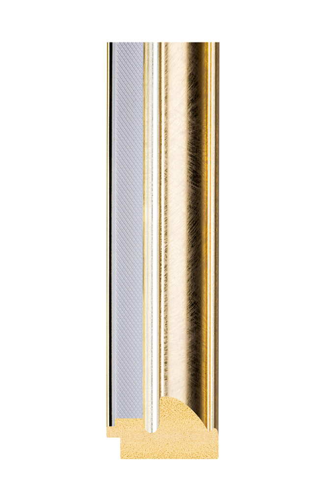 Golden frame, glittering edge in white 2103_3