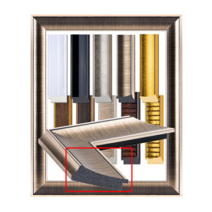 Golden luxury picture frame 553 M-1