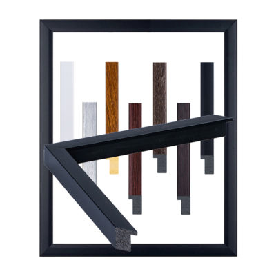 กรอบเหลี่ยม ลายไม้ ( 5 หุน)