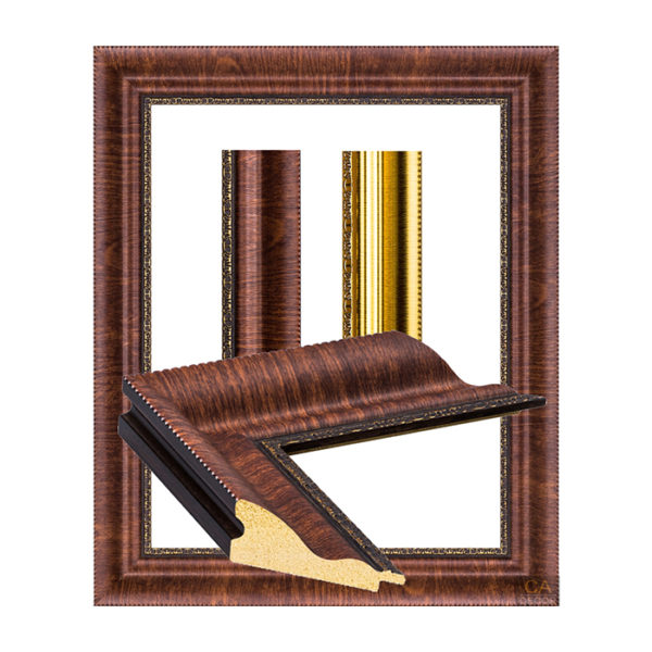 UJ 2402 transverse wood picture frame-1